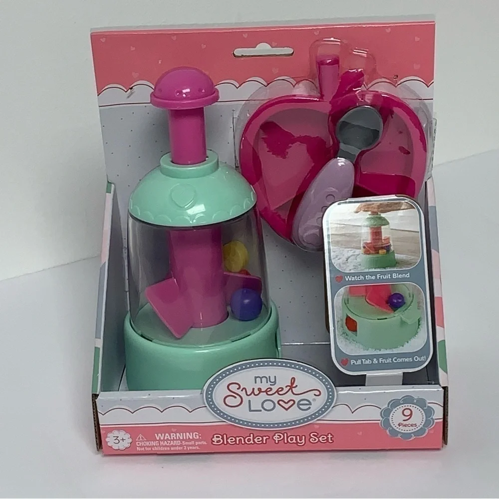 My Sweet Love NEW Food Blender Toy Accessory Play Set 9 Pieces NEW IN BOX